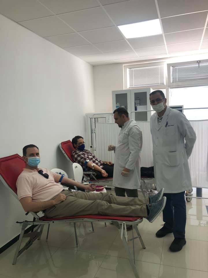 UBT staff and students have donated blood