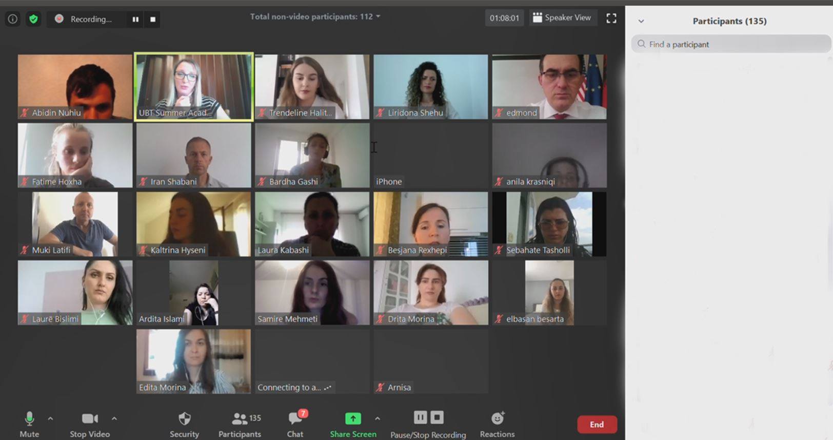 Në “Global UBT FEST 2020” diskutohet për tranzicionin e edukimit, nga ai klasik në atë online, në Akademinë e Edukimit dhe Zhvillimit