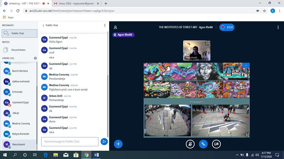 Mbyll aktivitetin Fakulteti Arti dhe Mediat Digjitale, në kuadër të Festivalit “Global UBT Fest 2020”