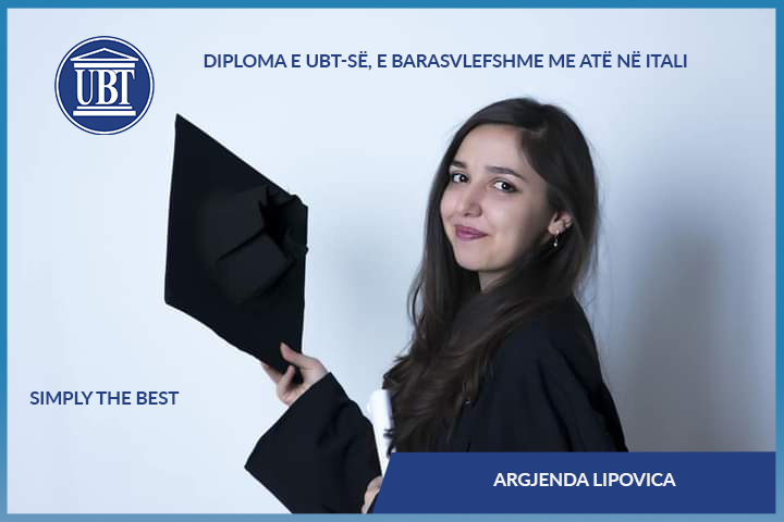 Diploma e UBT-së, e barasvlefshme me atë në Itali