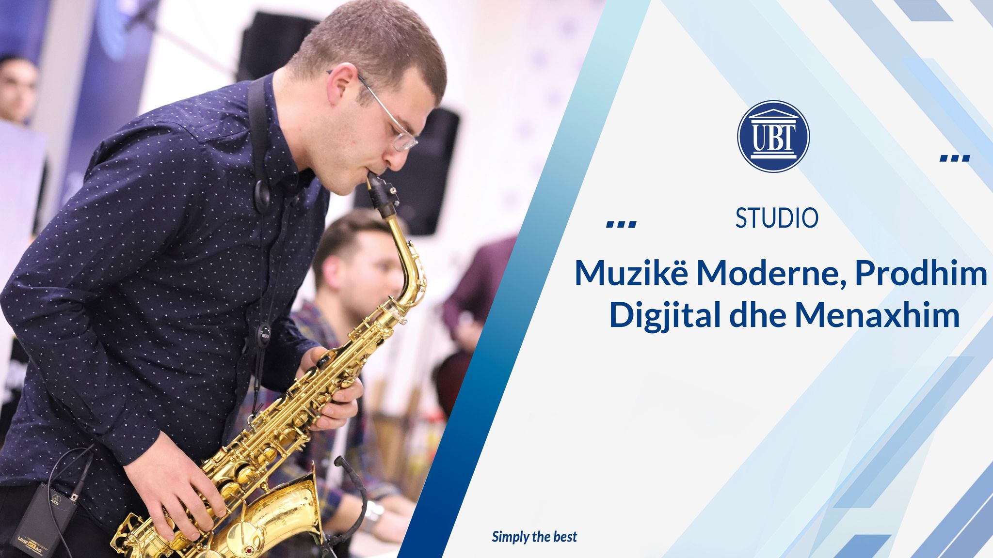 Studio në UBT, aftësohu profesionalisht për Muzikë Moderne, Produksion dhe Menaxhmet