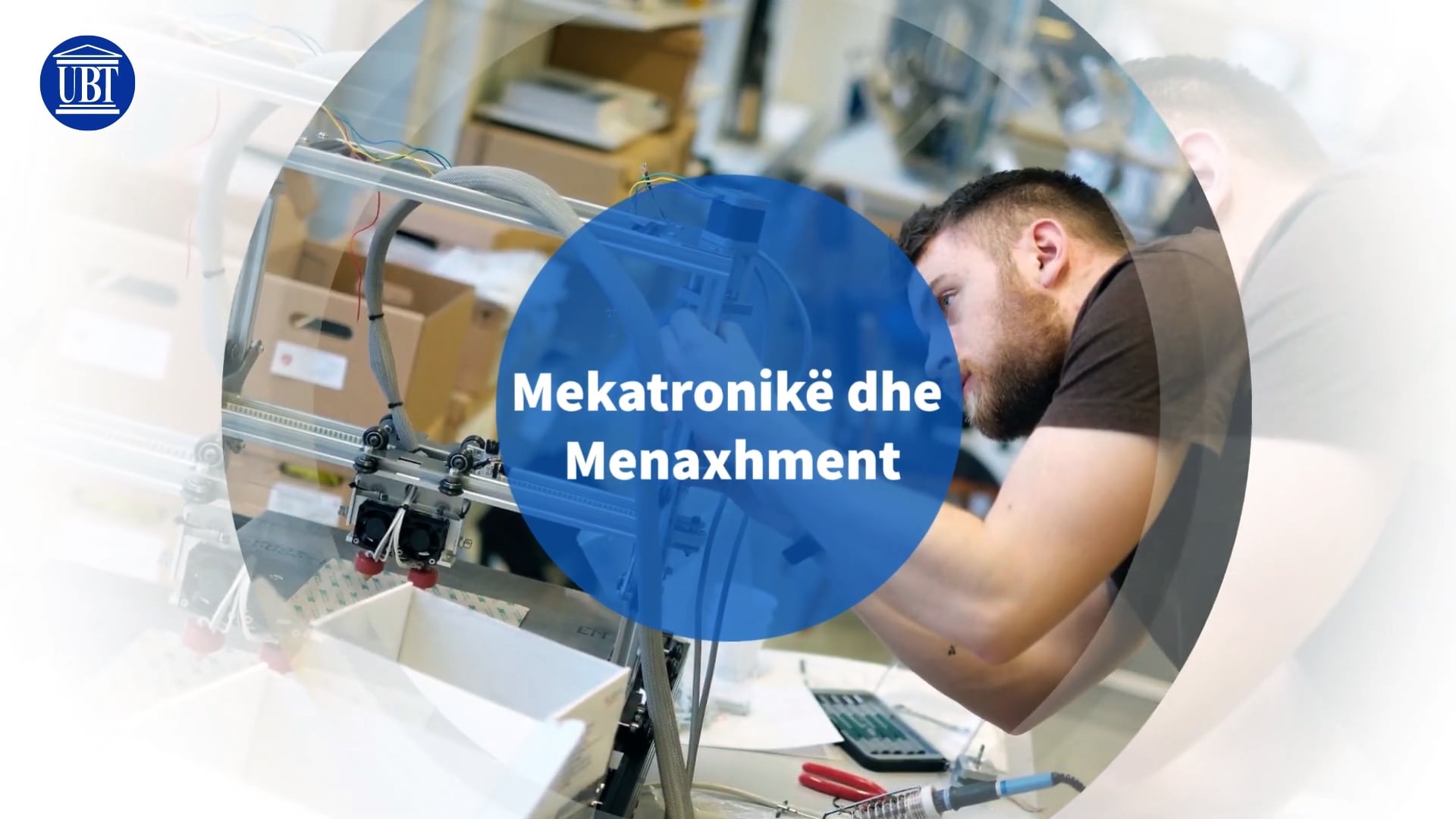 Studio në UBT, në programin unik Menaxhim i Mekatronikës