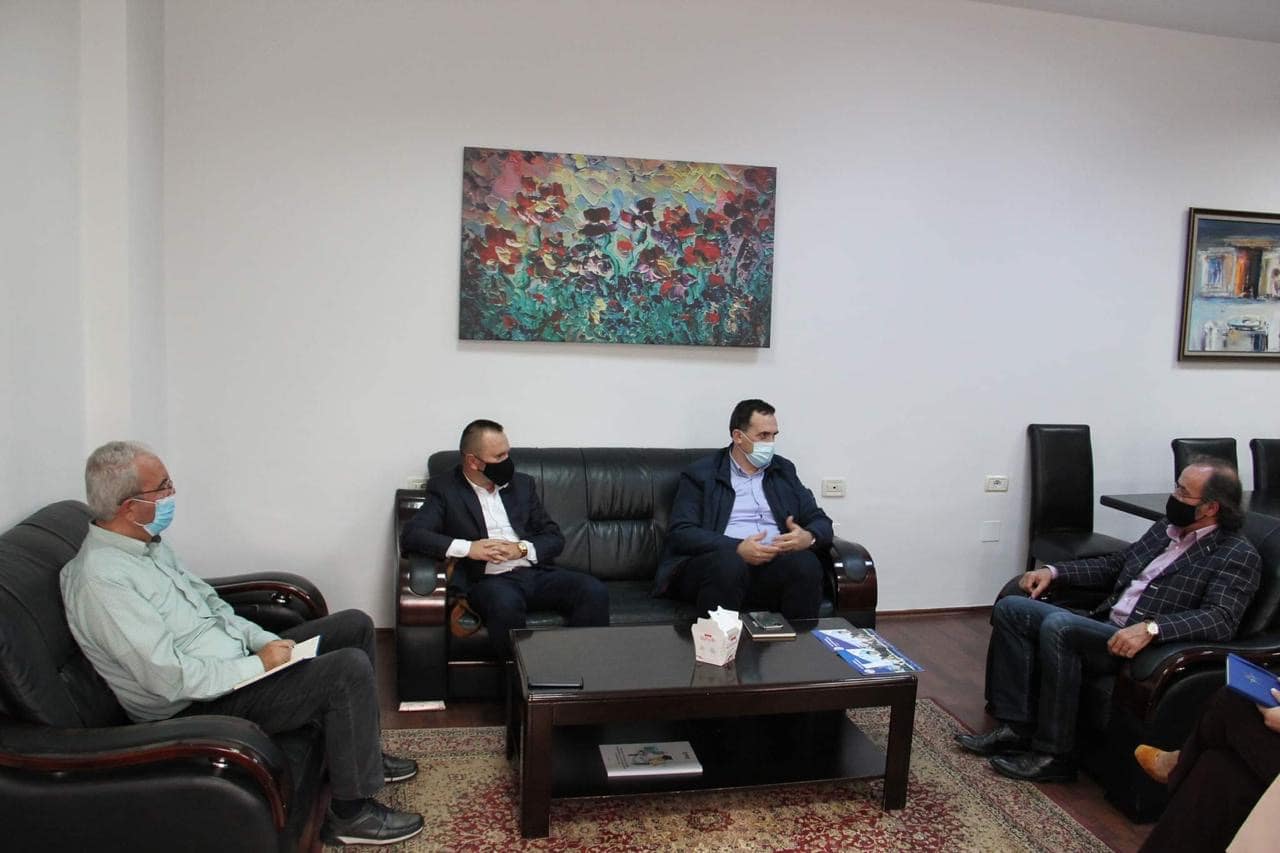 UBT Rector Hajrizi was awaited in a meeting by the Rector of the University of Sports of Tirana