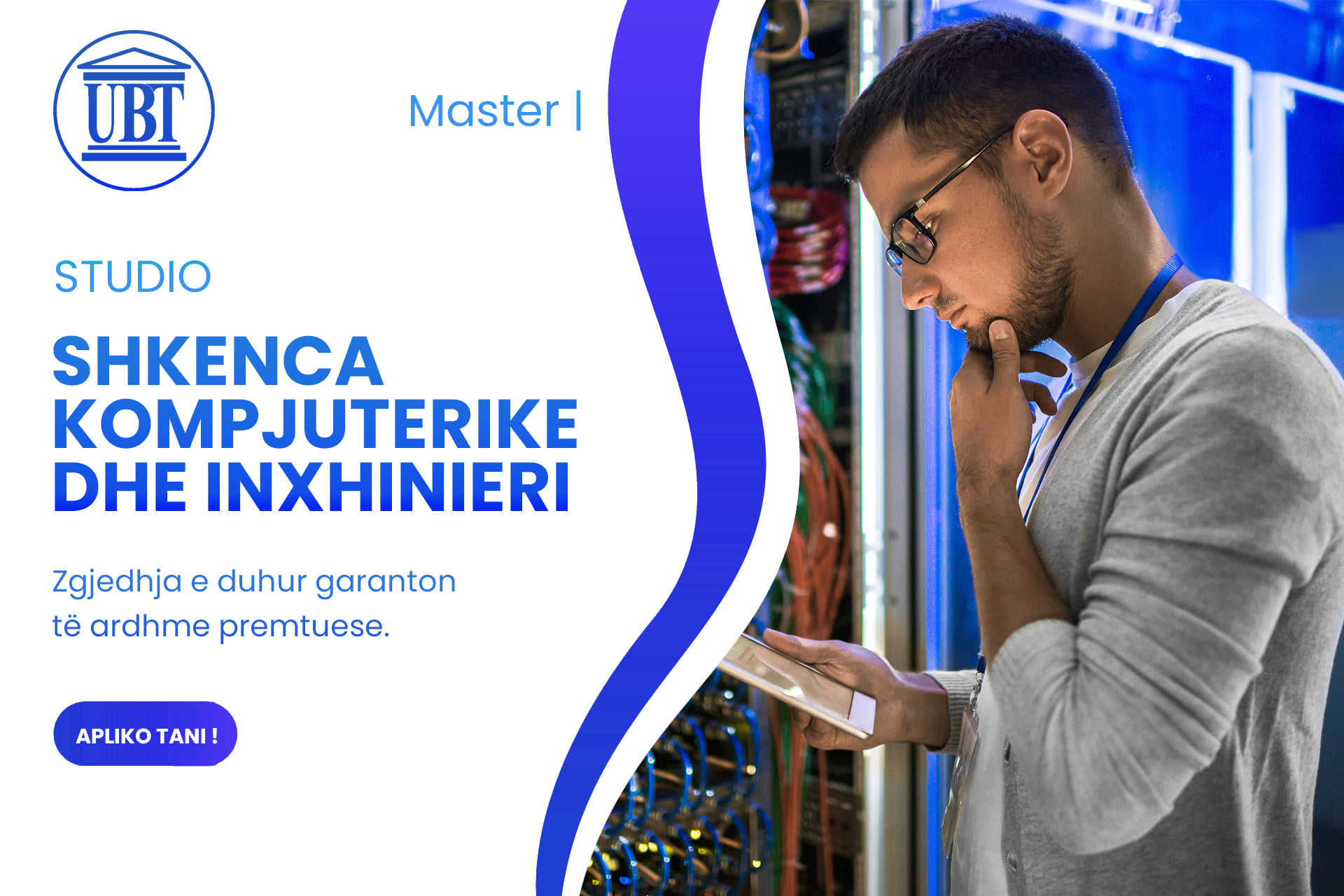Studio master Shkenca Kompjuterike dhe Inxhinieri në UBT