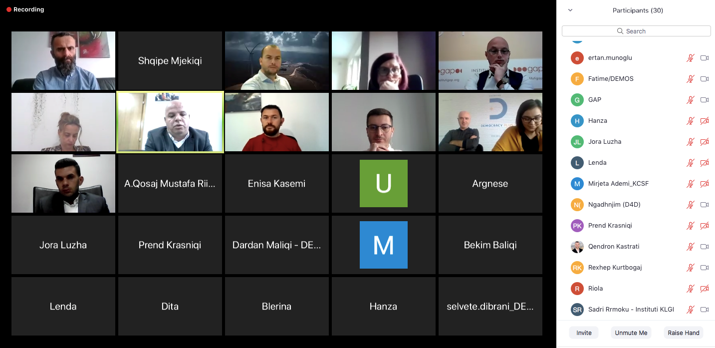 Studentët e Fakultetit Shkenca Politike marrin pjesë në webinarin e organizuar nga DEMOS
