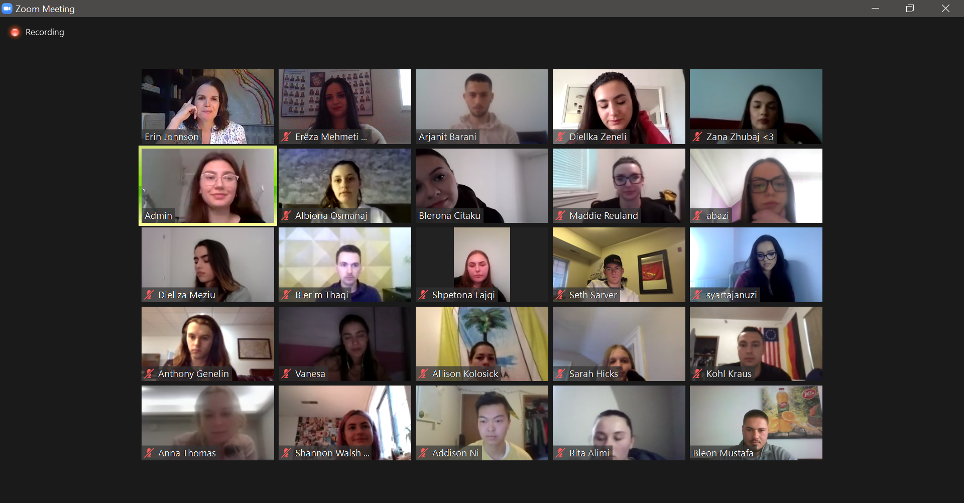 Studentët e UBT-së dhe të Universitetit të Iowa-s shkëmbyen njohuri dhe përvoja në fushën e ekonomisë