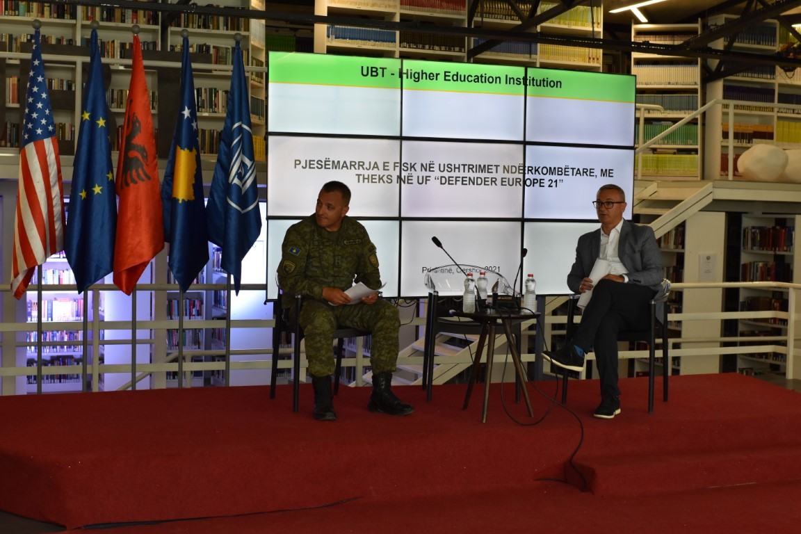 UBT mbajti debatin “Ushtrimet ndërkombëtare të FSK-së, Defender – Europe 21”