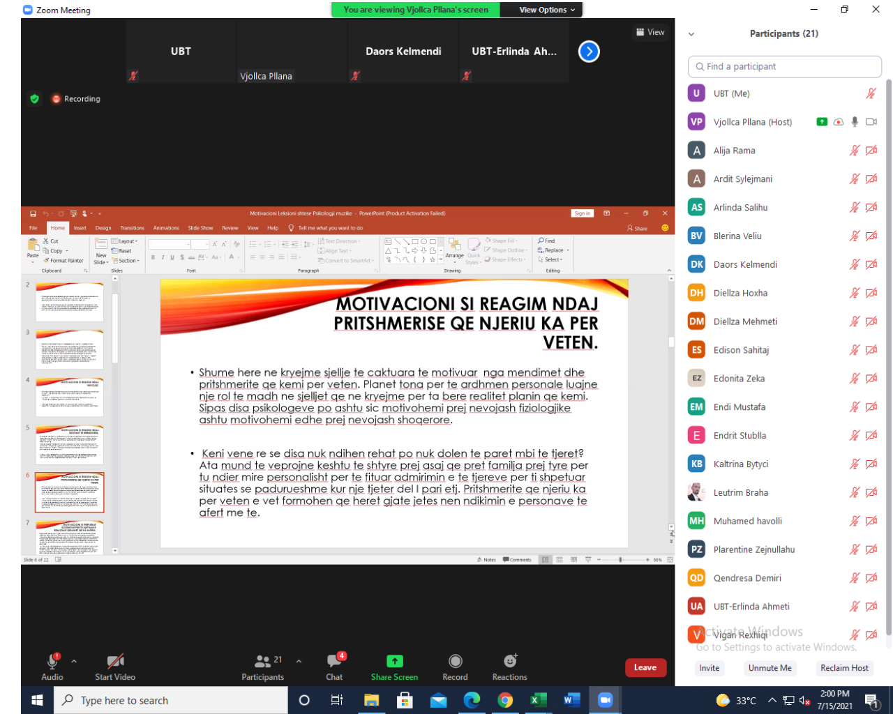 Përmbyllet Akademia Ndërkombëtare Verore e Qendrës për Orientim në Karrierë – diskutohet për rëndësinë e motivimit dhe vetë-njohjes në jetë dhe karrierë