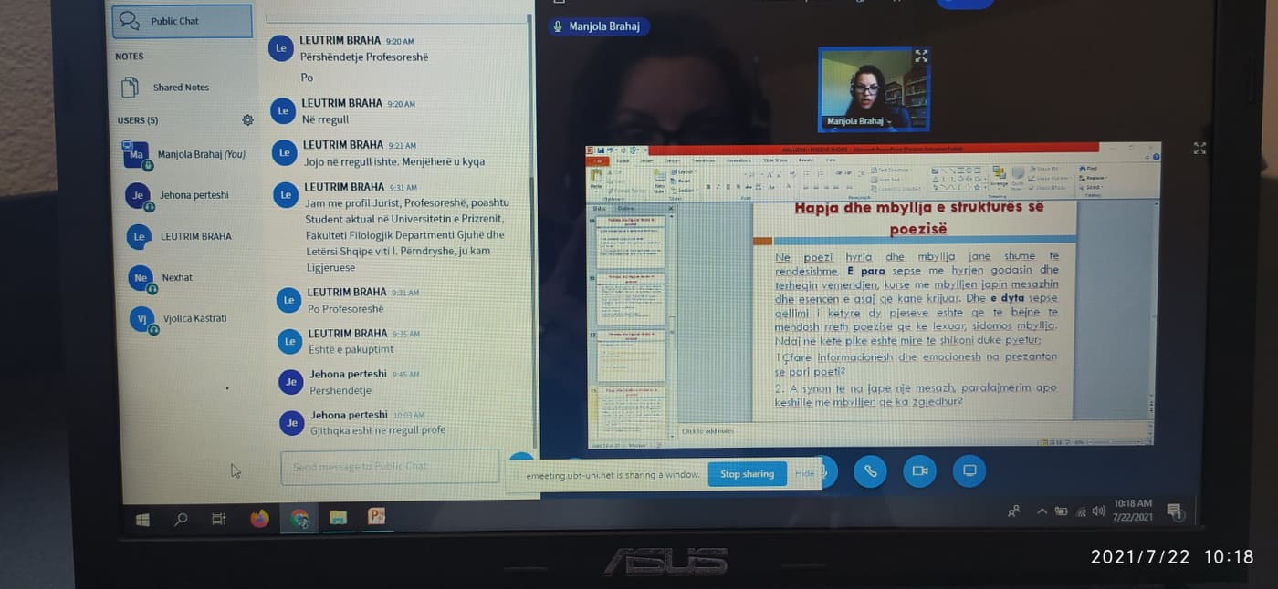 Në Akademinë Ndërkombëtare Verore të Gjuhës dhe Kulturës, analizohen poezitë në gjuhën shqipe