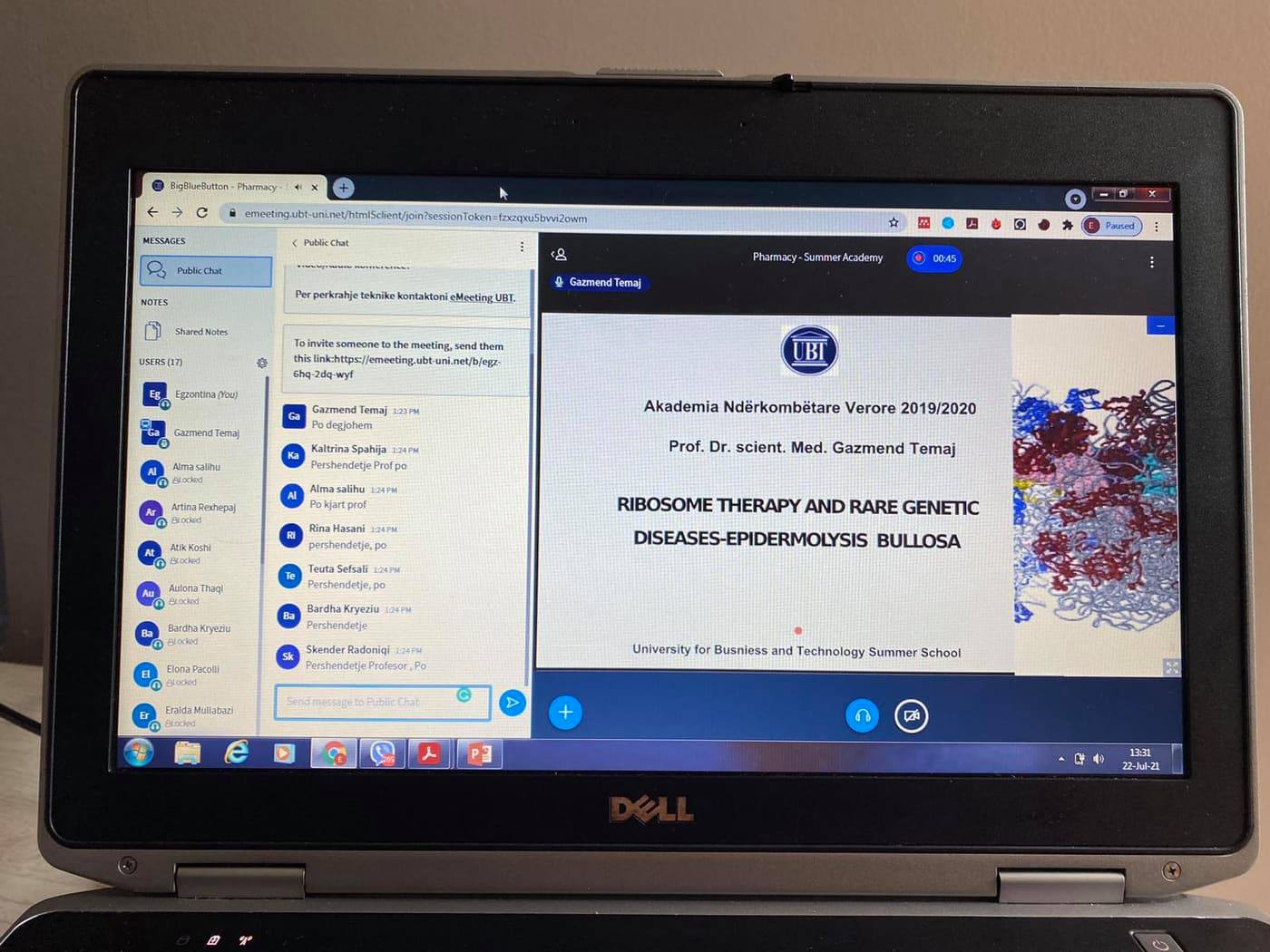 Në ditën e tretë të aktivitetit të saj, ANV e Farmacisë diskuton për metodat e hulumtimit për studiuesit e rinj