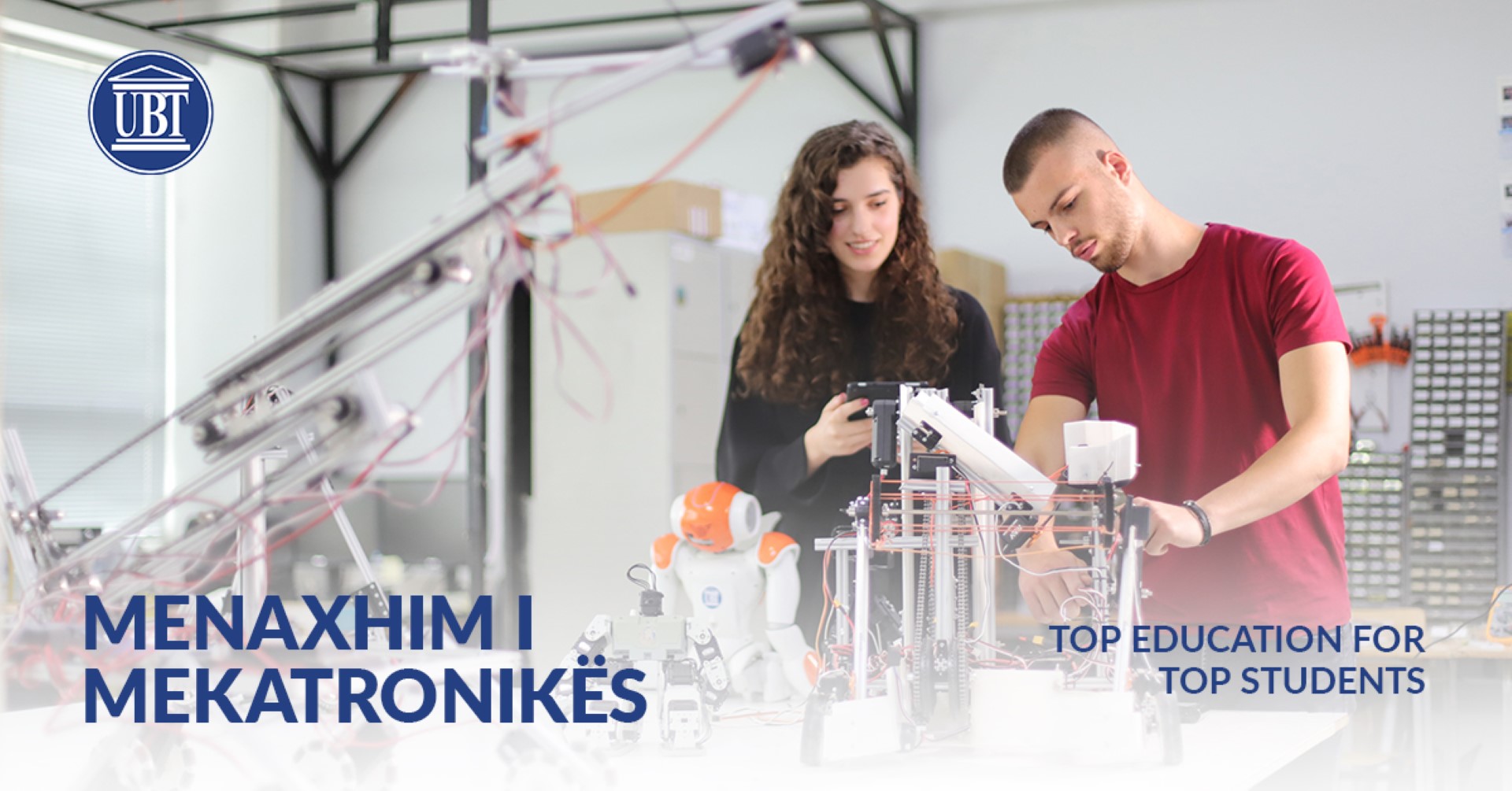 Studio në programin Menaxhim i Mekatronikës