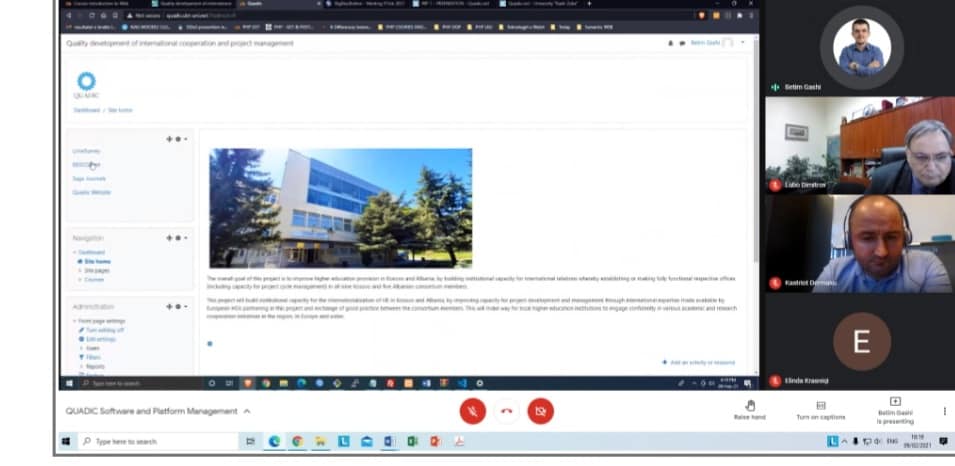 Mbahet takimi i grupit punues për zhvillim të platformës për bashkëpunim ndërkombëtar