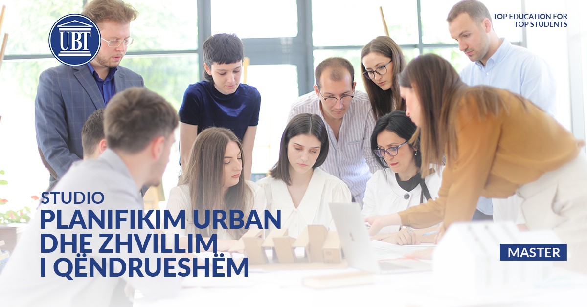 Studio master në programin Planifikim Urban dhe Zhvillim i Qëndrueshëm