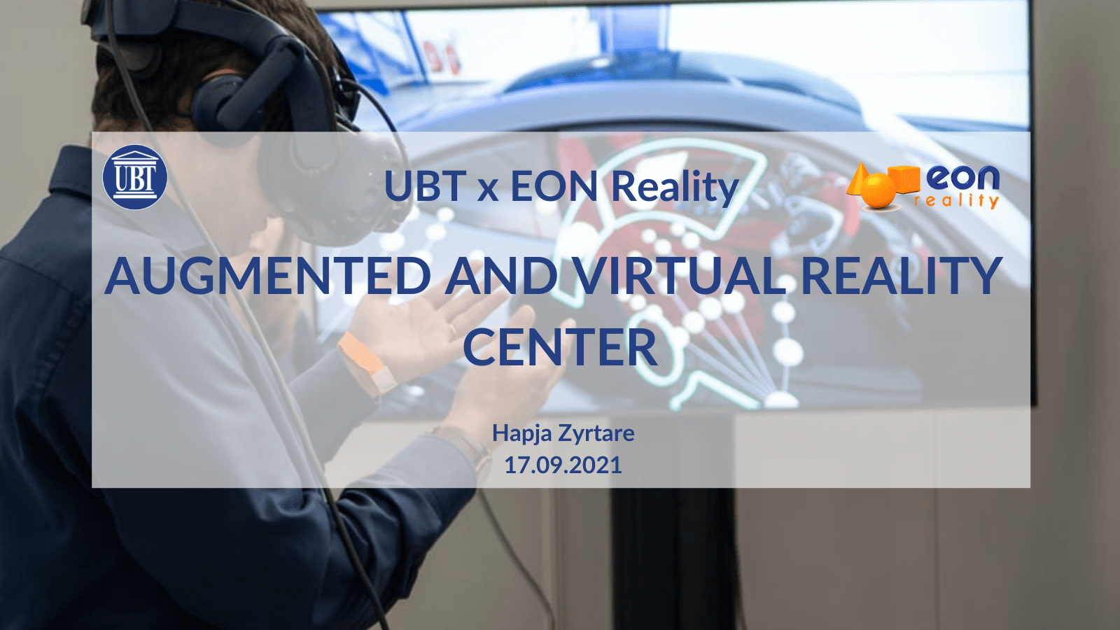Nesër përurohet Qendra për Realitet Virtual dhe të Shtuar – pjesëmarrës presidenti i “EON Reality”, Dan Lejerskar