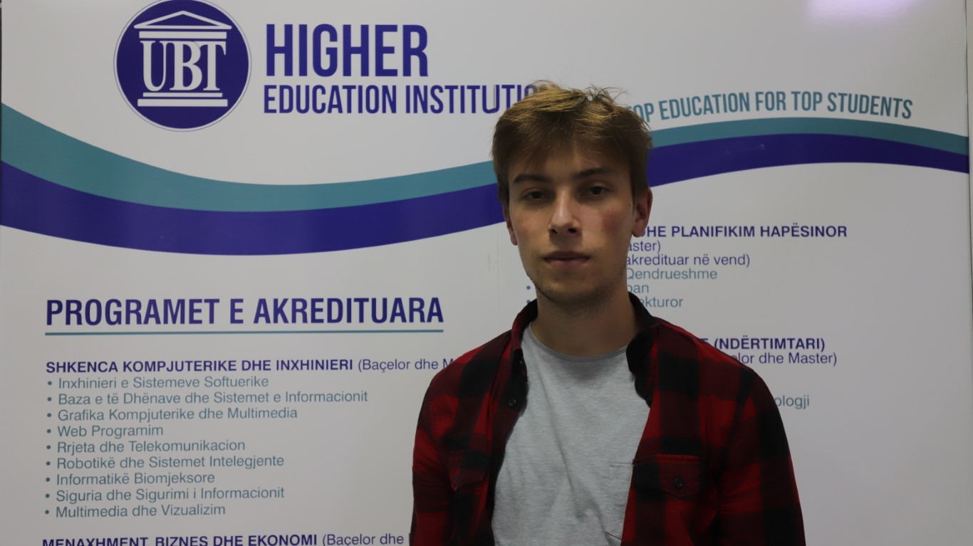 Studenti nga Turqia, Musa Akyüz, po vazhdon studimet për një semestër në UBT