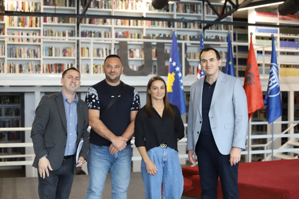 Rektori Hajrizi i uron suksese Majlinda Kelmendit në detyrën e trajneres