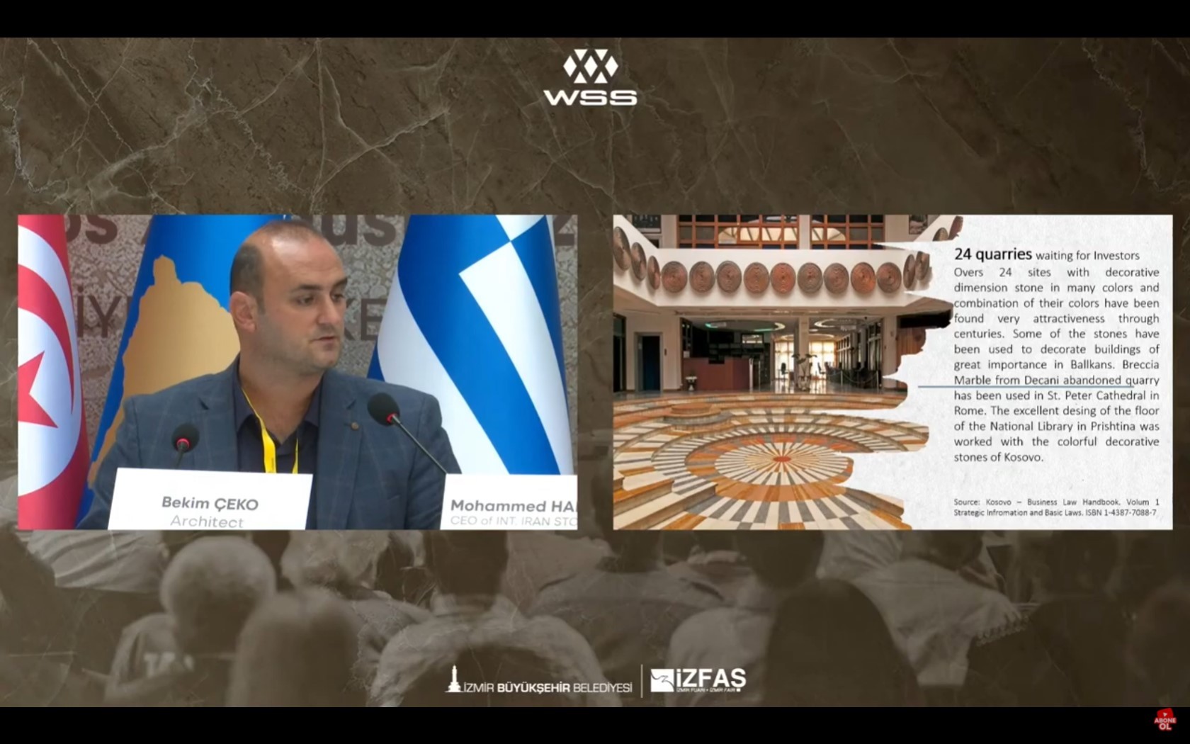 Profesori i UBT-së mori pjesë në Samitin Ndërkombëtar të Gurit në Izmir