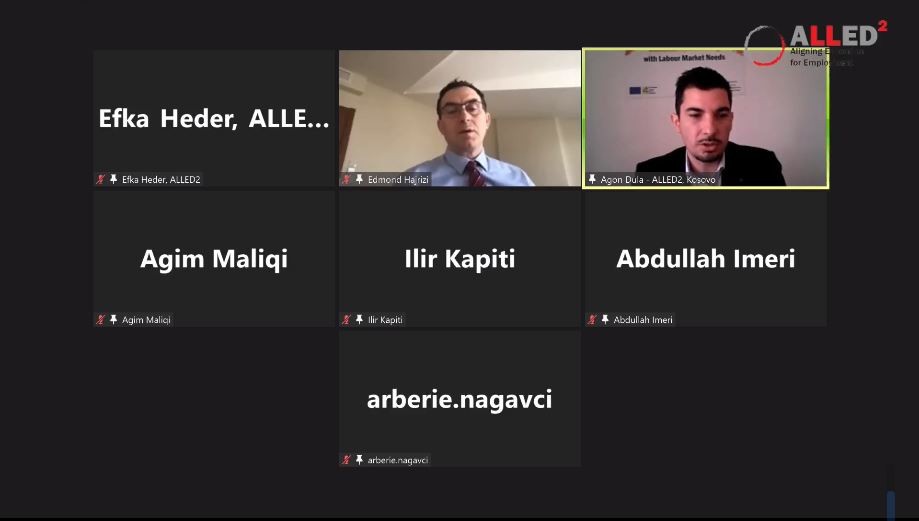 Rektori Hajrizi shpalos para institucioneve vendore dhe ndërkombëtare platformën digjitale “PlanifikoVET”