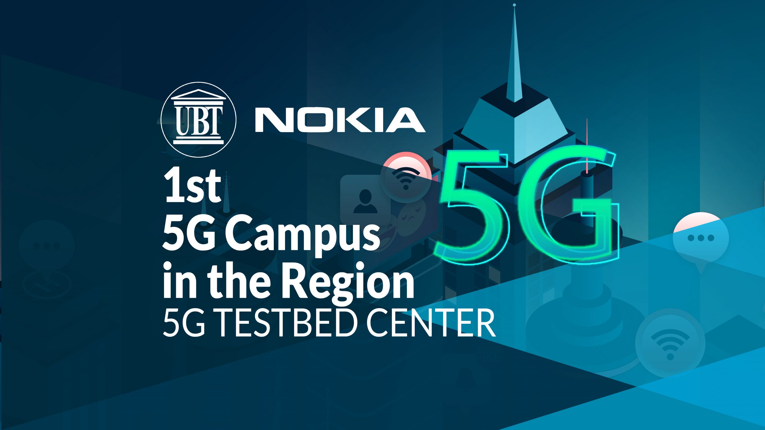 Nesër, më 9 nëntor, UBT bën përurimin e “1st 5G Campus in the Region”