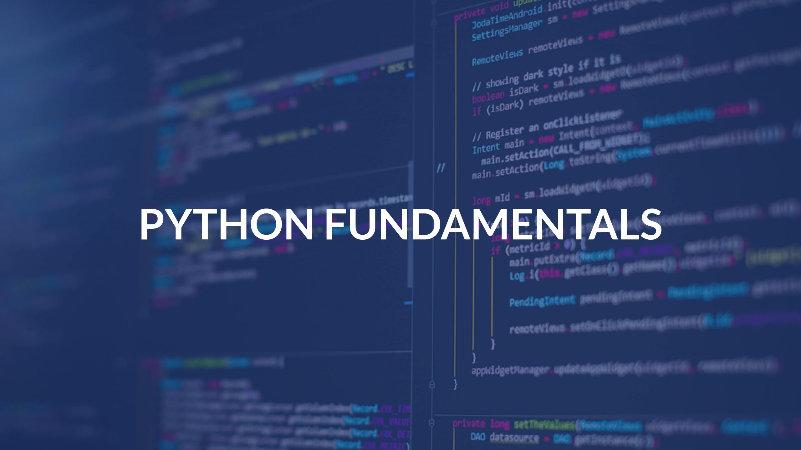 Python Fundamentals