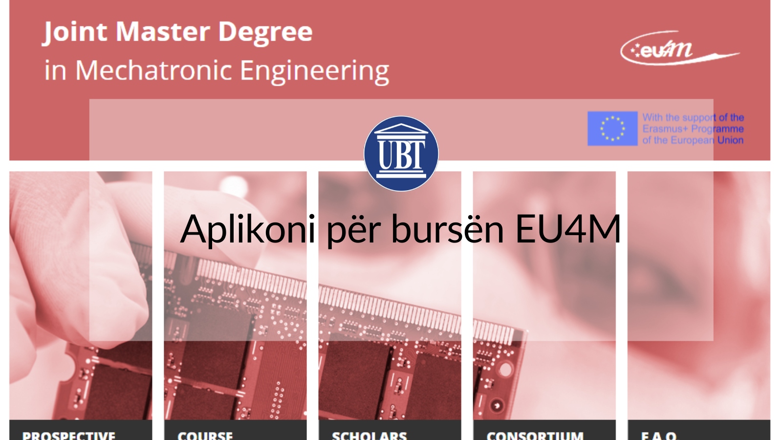 UBT fton studentët e fushave inxhinierike për të aplikuar për bursën EU4M