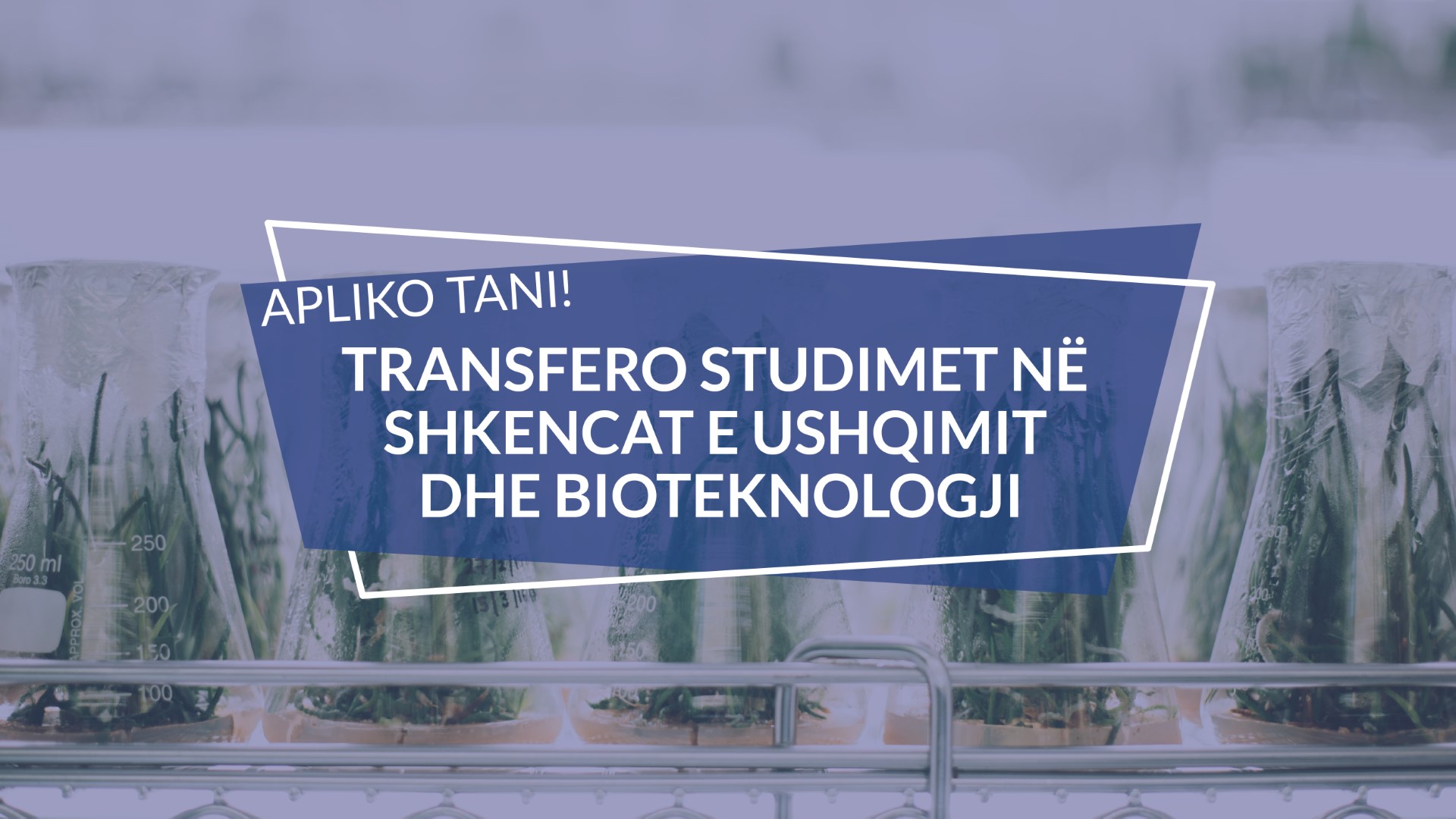 Bëhu profesionist i industrisë së bioteknologjisë ushqimore duke transferuar studimet në UBT