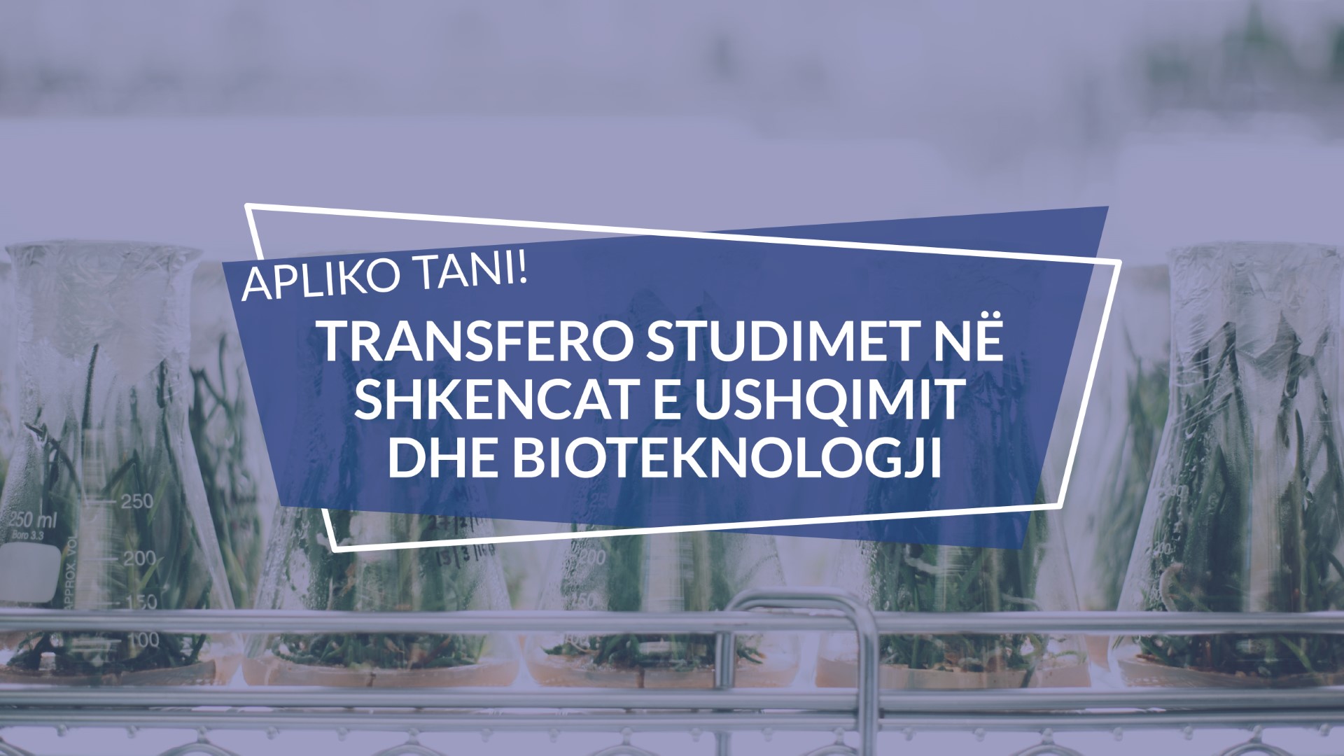 Bëhu profesionist i industrisë së bioteknologjisë ushqimore duke transferuar studimet në UBT