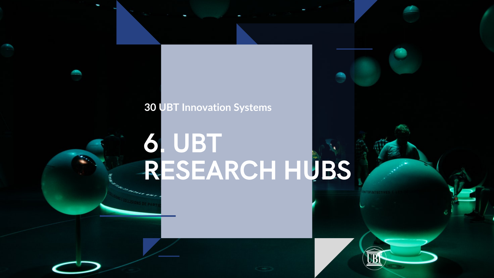 UBT RESEARCH HUBS – UBT INNOVATIONS