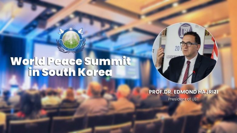 Rector Hajrizi is invited to the World Peace Summit in South Korea