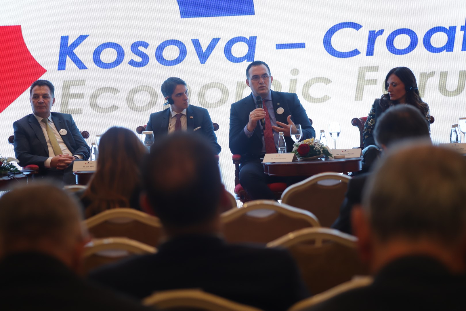 Rector Hajrizi participated in the Kosova – Croatia Economic Forum, where entrepreneurship and labor force needs in the country were discussed