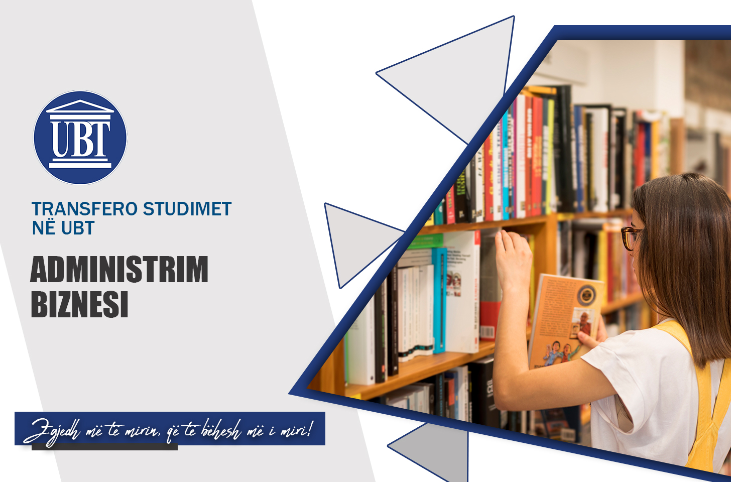 Transfero studimet në programin Administrim Biznesi në UBT