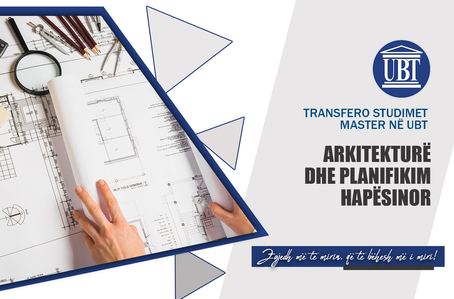 Transfero studimet master në programin Arkitekturë dhe Planifikim Hapësinor në UBT