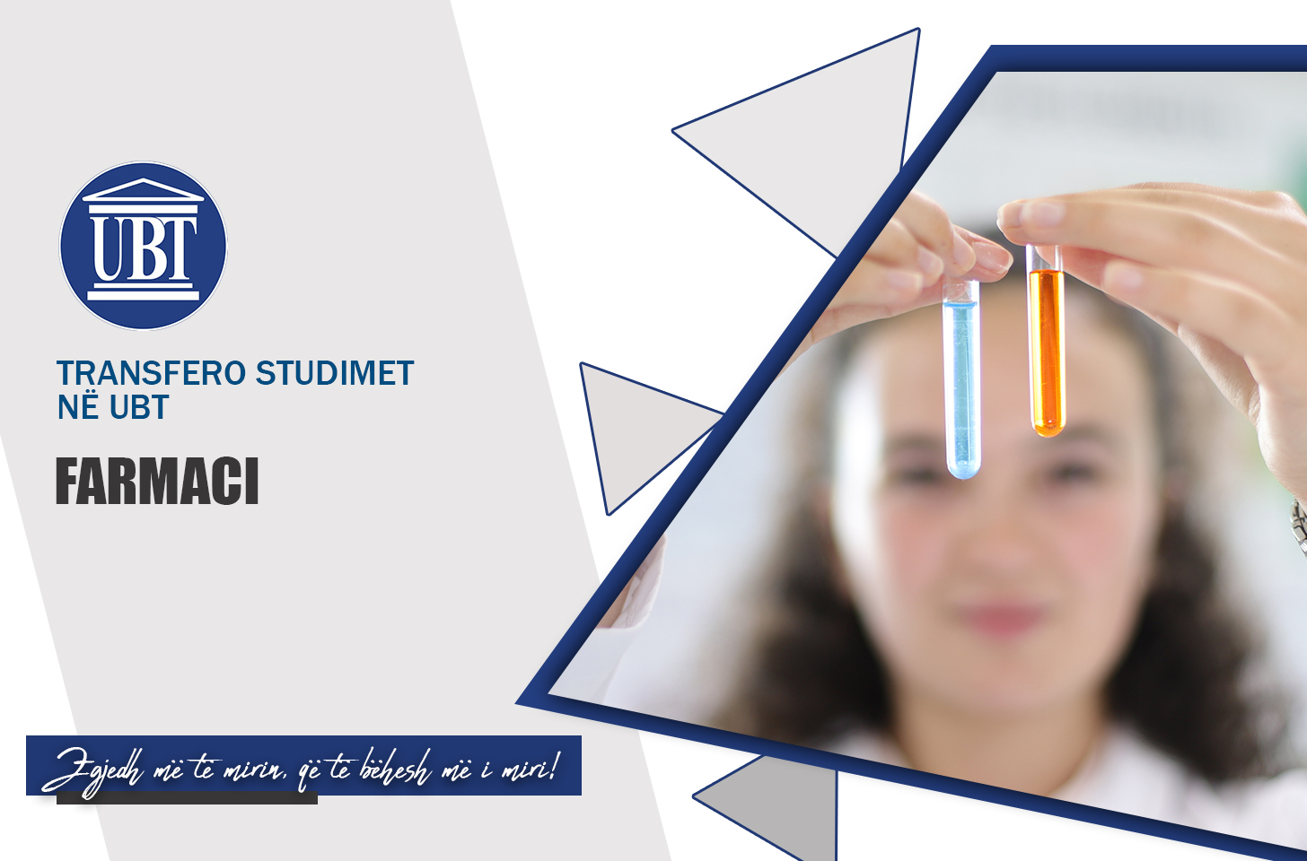 Transfero studimet në programin Farmaci në UBT