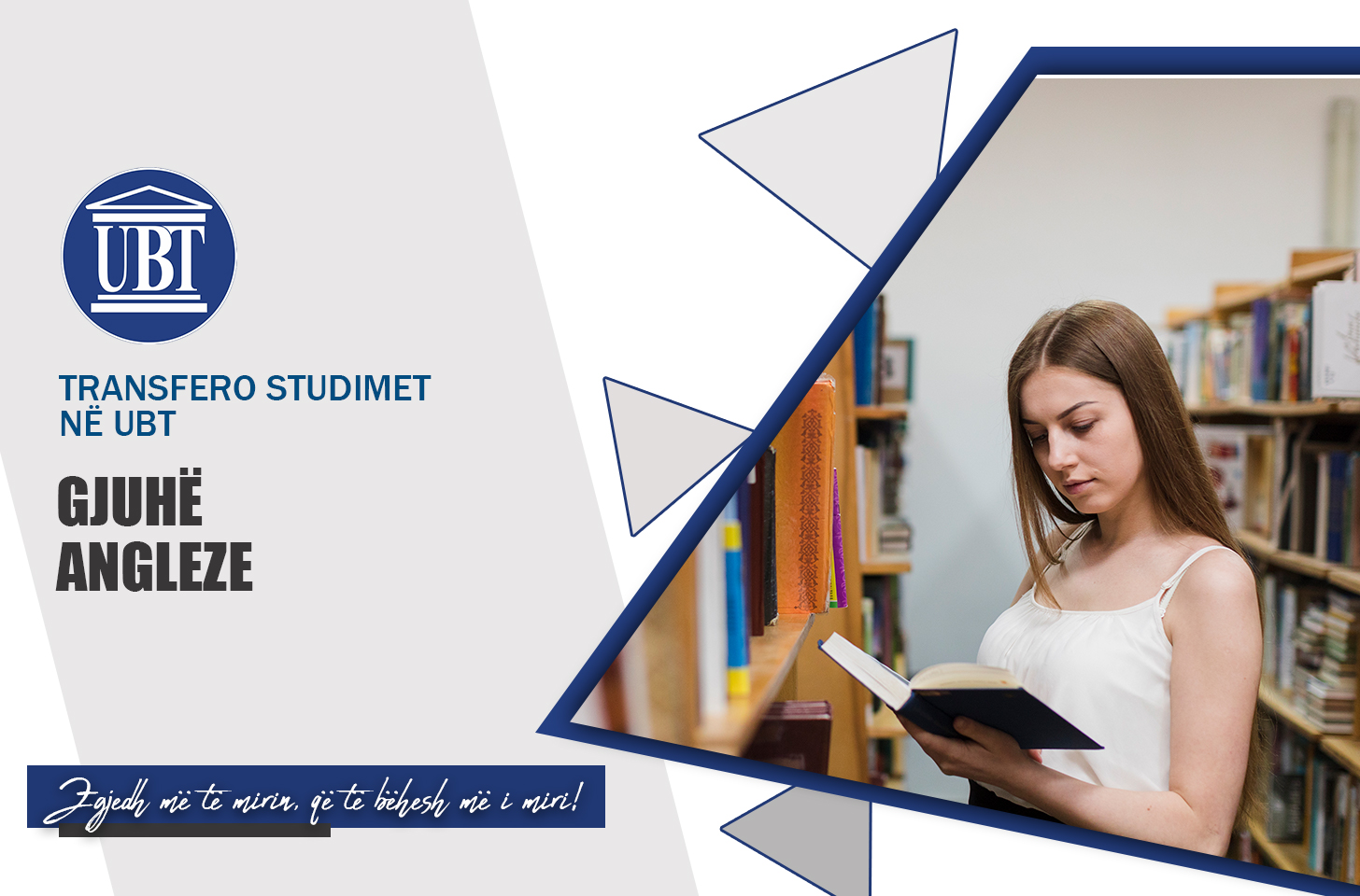 Transfero studimet në programin Gjuhë Angleze në UBT