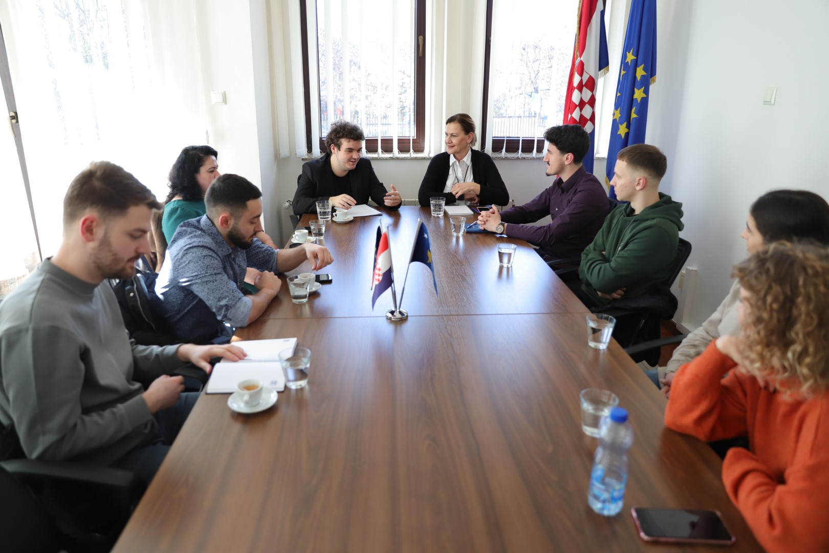 Studentët e UBT-së zhvilluan një takim me Ambasadoren e Kroacisë në Kosovë, Danijela Barišić