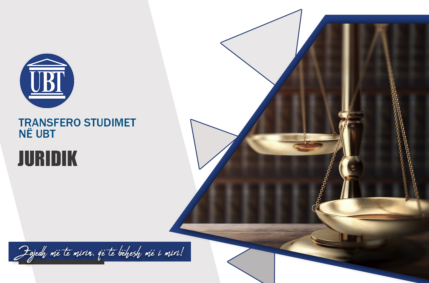 Transfero studimet në programin Juridik në UBT