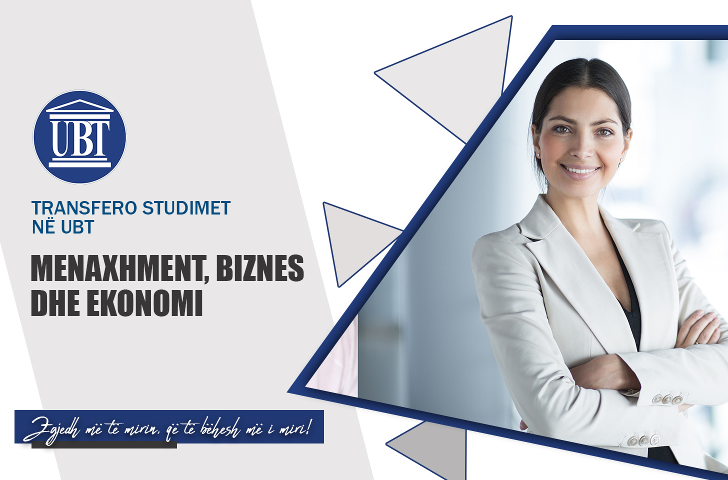 Transfero studimet në programin Menaxhment, Biznes dhe Ekonomi në UBT