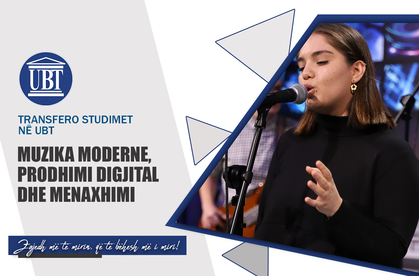 Transfero studimet në programin Muzika Moderne, Prodhimi Digjital dhe Menaxhimi