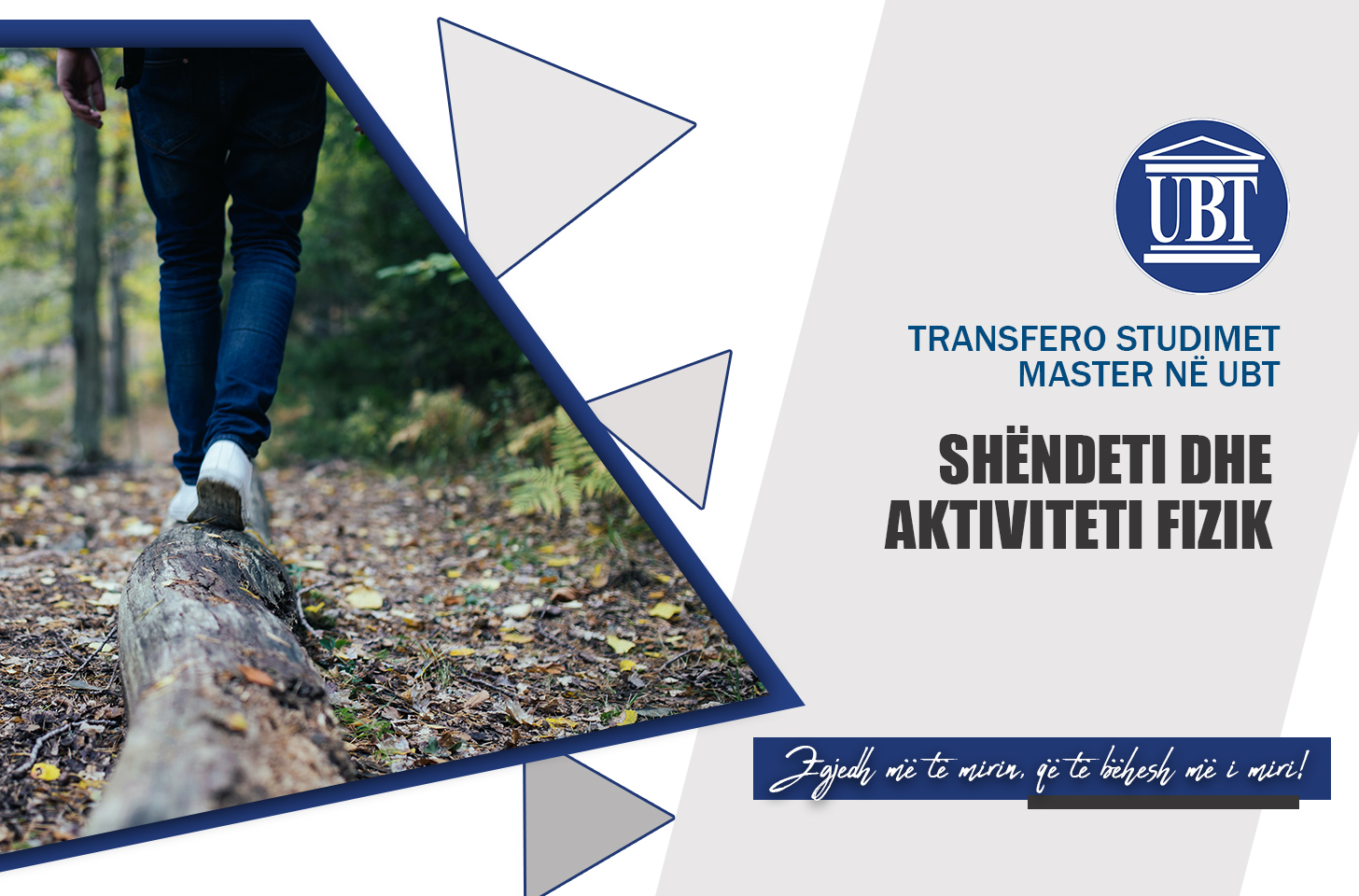 Transfero studimet master në programin Shëndeti dhe Aktiviteti Fizik në UBT