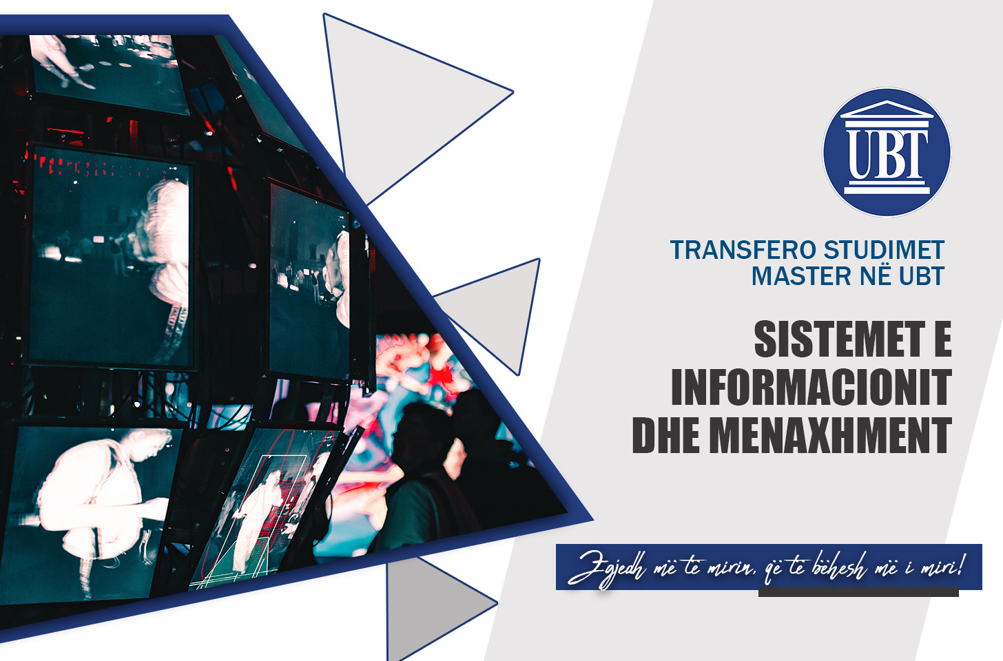 Transfero studimet master në programin Sistemet e Informacionit dhe Menaxhment në UBT