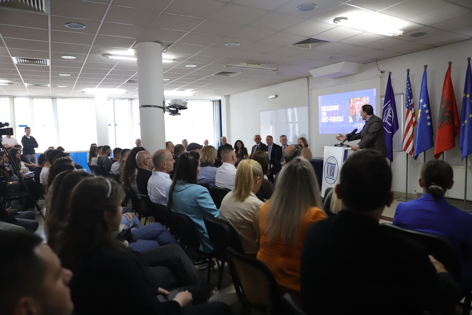 Delegacioni i “University of Northern Iowa” dhe i Bashkisë së Cedar Falls vizituan Qendrën e UBT-së në Ferizaj