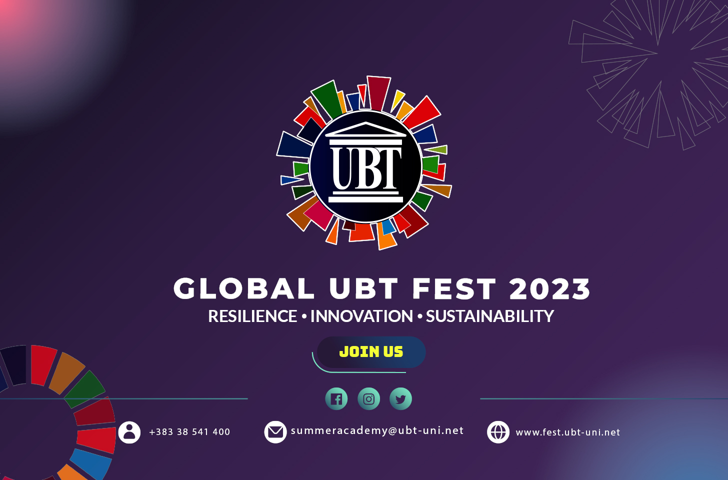 Registrations for the International Knowledge Festival “Global UBT Fest 2023” have officially started