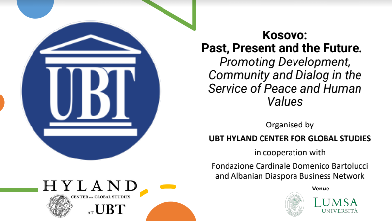 UBT nesër organizon konferencën: “Kosova – Past, Present and the Future” – Rektori Hajrizi po merr pjesë në organizimet për promovimin e Kosovës në Itali