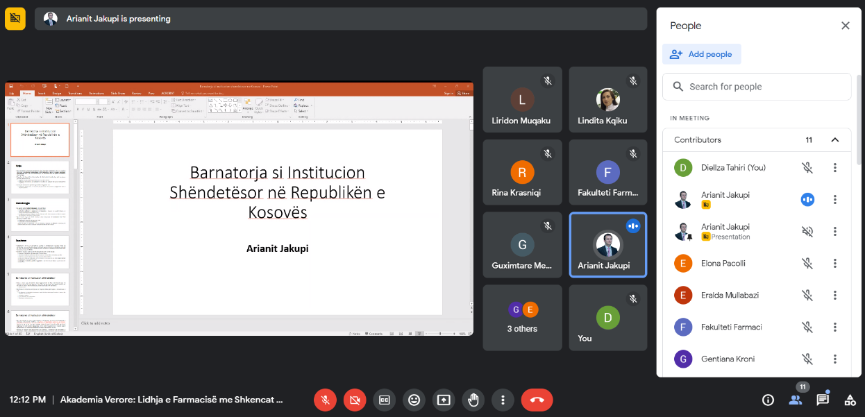 Përfundon punimet Akademia Verore e Farmacisë në UBT