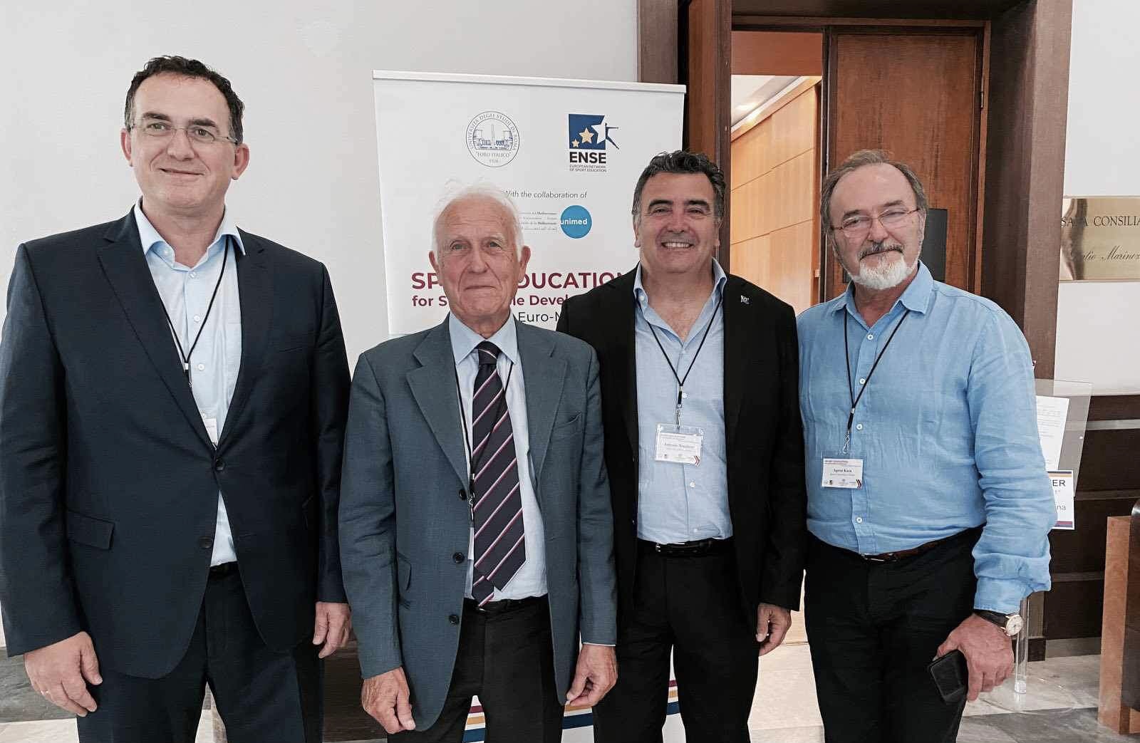 Rector Hajrizi presents the latest innovative projects of UBT Smart City in Rome, where artificial intelligence is assisting humans for higher quality education, as well as for the identification and prevention of diseases