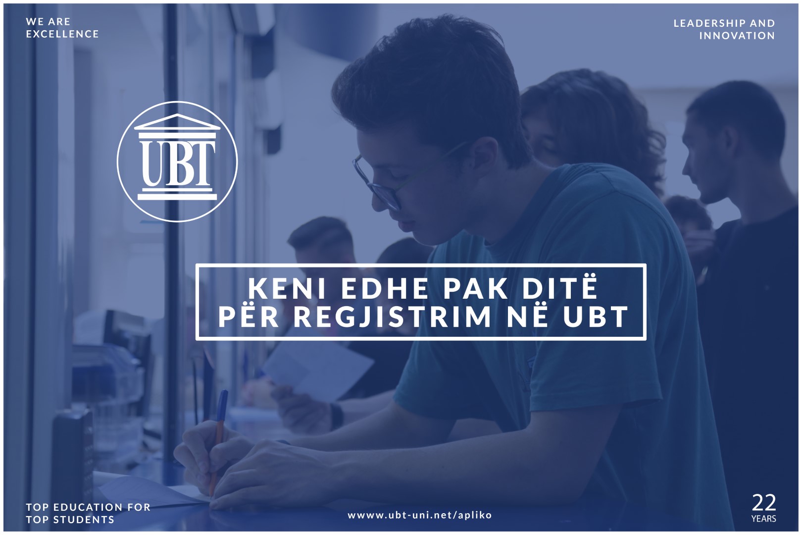 Bëhuni pjesë e institucionit më të kërkuar nga të rinjtë e Kosovës dhe rajonit