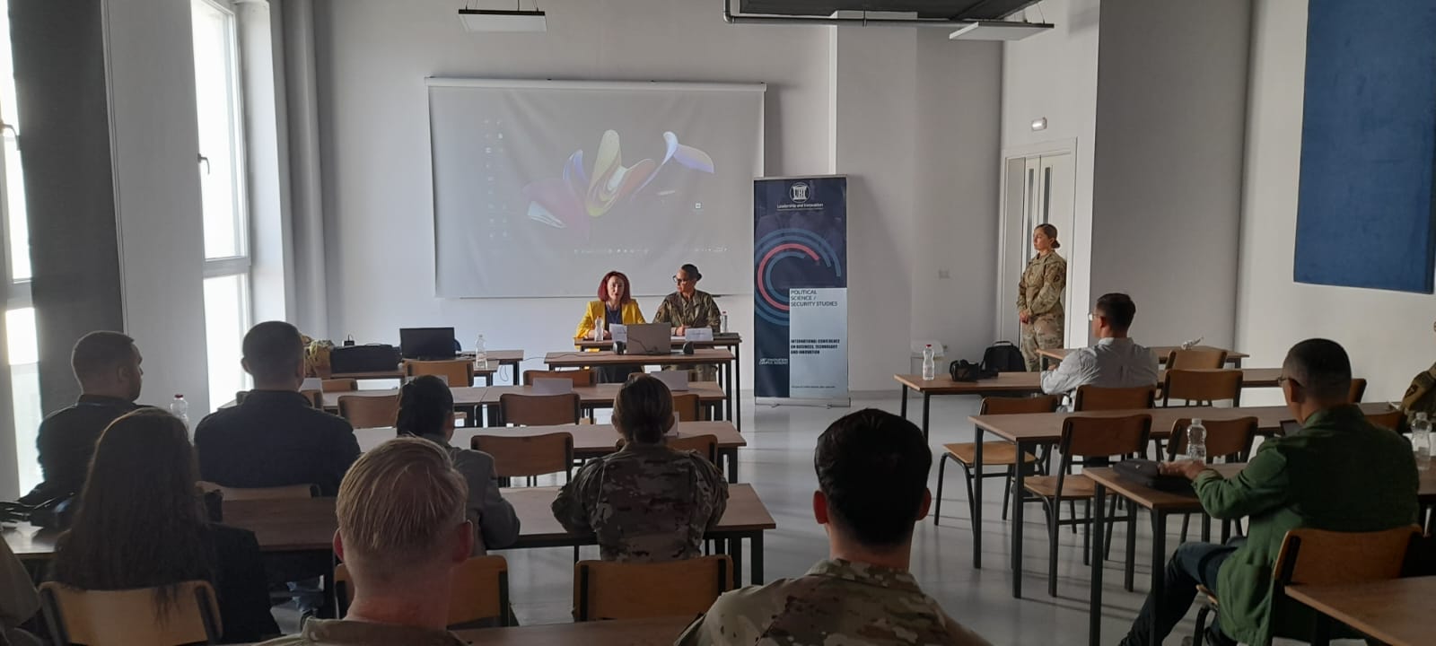 Me punime cilësore, mbajti aktivitetin drejtimeve të Shkencave Politike dhe Studimeve të Sigurisë, në Konferencën Ndërkombëtare për Shkencë, Teknologji, Biznes dhe Inovacion