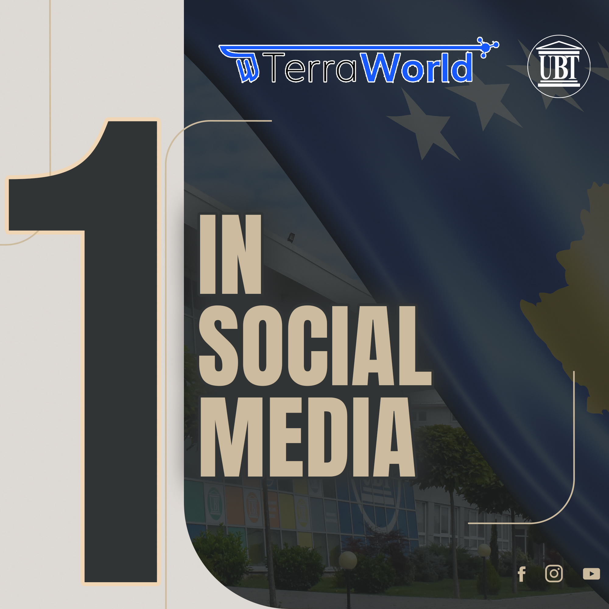 UBT prin për aktivitetin në mediat sociale nga universitetet në Kosovë