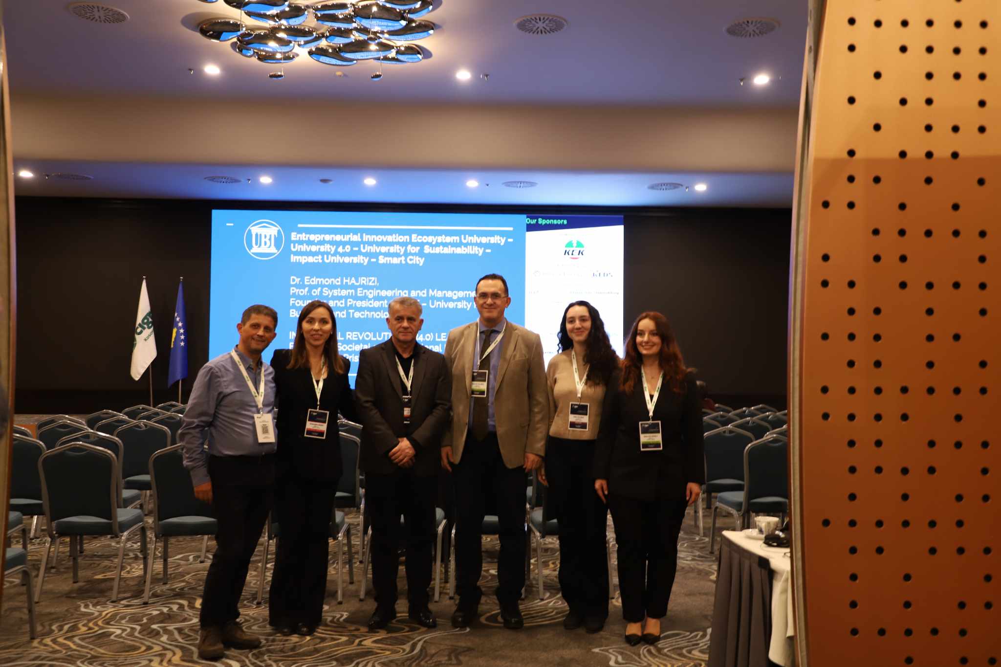 Rector Hajrizi presented the Smart City of UBT and achievements in the field of energy at the 2nd Conference of KN CIGRE Kosovo