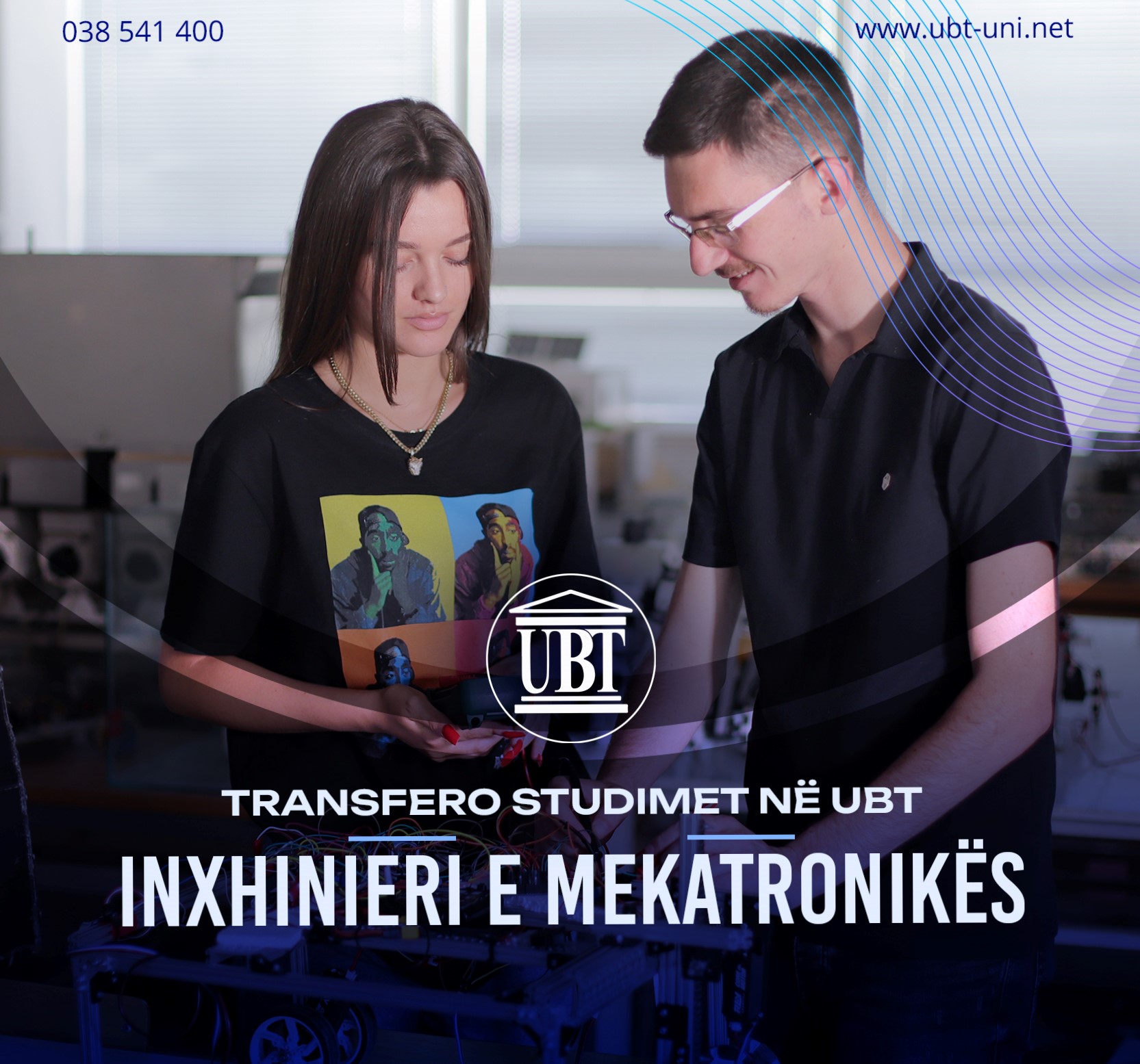 Transfero studimet në programin Inxhinieri e Mekatronikës në UBT